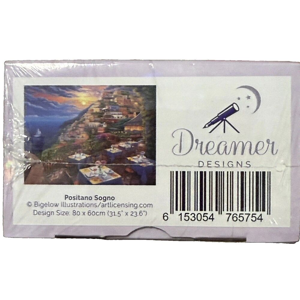 Dreamer Designs Diamond Art Painting Square Kit Positano Sogno 31.5” x 23.6”